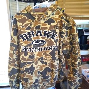 Drake Water Fowl -Old School Hoodie - Gently Used - Size L